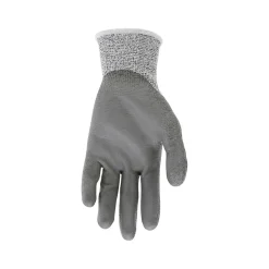 Work Gloves<MCR Safety Cut Pro Hypermax Fiber/Polyurethane Work Gloves, XS, A3 Cut Level, Salt-and-Pepper/Gray, Dozen (92752XS)