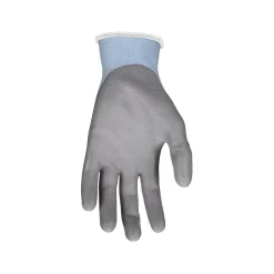Work Gloves<MCR Safety Cut Pro Hypermax Fiber/Polyurethane Work Gloves, Blue/Gray, M, Pair (92718PUM)