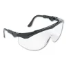 Eye Protection<MCR Safety TK1 Adjustable Temple Wraparound Safety Glasses, Clear Lens (TK110)
