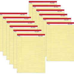 Mead Standard Legal Pad, 8.5" x 11.75", 50 Sheets/Pad, 12 Pads (MEA59610-12)