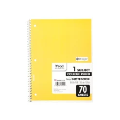 Mead 1-Subject Notebooks, 8