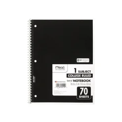 Mead 1-Subject Notebooks, 8