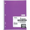 Mead 1-Subject Notebooks, 8" x 11", College Ruled, 100 Sheets, Each (6622) Discount