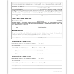 Sale ® Dental Registration and Medical History Form, Spanish Medical Forms