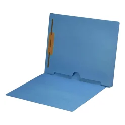 Medical Arts Press End Tab File Folder, Straight Cut, Letter-Size, Blue, 50/Box (S-09018-BLU)