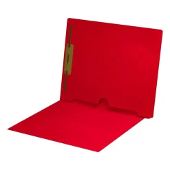 Medical Arts Press End Tab File Folder, Straight Cut, Letter-Size, Red, 50/Box (S-09018-RED) New