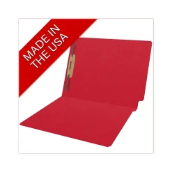 Medical Arts Press Heavy Duty End Tab File Folder, Straight-Cut, Letter Size, Red, 40/Box (S-09461-RED) Discount