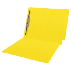 Medical Arts Press Heavy Duty End Tab File Folder, Straight-Cut, Letter Size, Yellow, 40/Box (S-09461-YLW) Best