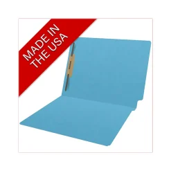 Medical Arts Press Heavy Duty End Tab File Folder, Straight-Cut, Letter Size, Blue, 40/Box (S-09461-DBL) Online