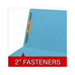 Medical Arts Press Heavy Duty End Tab File Folder, Straight-Cut, Letter Size, Blue, 40/Box (S-09461-DBL) Online