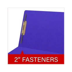 Medical Arts Press Heavy Duty End Tab File Folder, Straight-Cut, Letter Size, Purple, 40/Box (S-09461-PUR) New