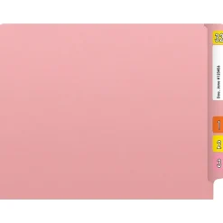 Medical Arts Press Heavy Duty End Tab File Folder, Straight-Cut, Letter Size, Pink, 40/Box (S-09461-PNK) Best