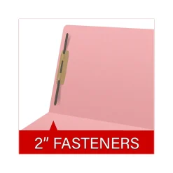 Medical Arts Press Heavy Duty End Tab File Folder, Straight-Cut, Letter Size, Pink, 40/Box (S-09461-PNK) Best