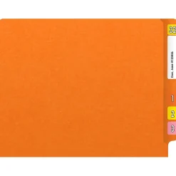 Medical Arts Press Heavy Duty End Tab File Folder, Straight-Cut, Letter Size, Orange, 40/Box (S-09461-ORG) Best