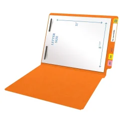 Medical Arts Press Heavy Duty End Tab File Folder, Straight-Cut, Letter Size, Orange, 40/Box (S-09461-ORG) Best
