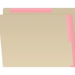 Medical Arts Press Heavy-Duty End Tab File Folder, Straight Cut, Letter-Size, Manila, 50/Box (S-09466-PNK) Sale
