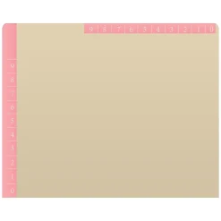 Medical Arts Press Heavy-Duty End Tab File Folder, Straight Cut, Letter-Size, Manila, 50/Box (S-09466-PNK) Sale