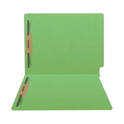 Medical Arts Press Heavy-Duty End Tab File Folder, Straight Cut, Letter-Size, Green, 40/Box (S-09459-GRN) Outlet