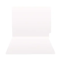 Medical Arts Press Heavy-Duty End Tab File Folder, Straight Cut, Letter-Size, White, 40/Box (S-09458-WHT) Online