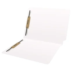 Medical Arts Press Heavy-Duty End Tab File Folder, Straight Cut, Letter-Size, White, 40/Box (S-09459-WHT)