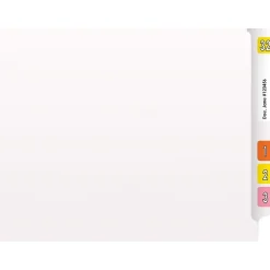 Medical Arts Press Heavy-Duty End Tab File Folder, Straight Cut, Letter-Size, White, 40/Box (S-09459-WHT)