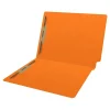 Medical Arts Press Heavy-Duty End Tab File Folder, Straight Cut, Letter-Size, Orange, 40/Box (S-09459-ORG) New
