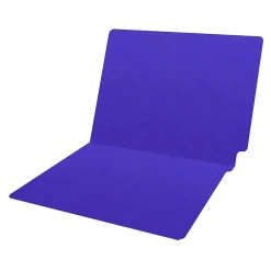 Medical Arts Press Heavy-Duty End Tab File Folder, Straight Cut, Letter-Size, Purple, 40/Box (S-09458-PRP) Clearance
