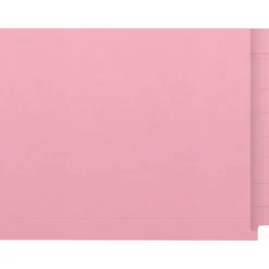 Medical Arts Press Kardex Match Reinforced End Tab File Folder, Straight Cut, Letter Size, Pink, 50/Box (S-09484-PNK) Clearance