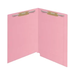 Medical Arts Press Kardex Match Reinforced End Tab File Folder, Straight Cut, Letter Size, Pink, 50/Box (S-09484-PNK) Clearance