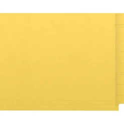 Medical Arts Press Kardex Match Recycled Reinforced End Tab File Folder, Straight Cut, Letter Size, Yellow, 100/Box (53057YW) Online