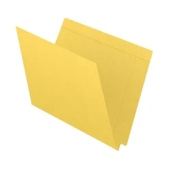 Medical Arts Press Kardex Match Recycled Reinforced End Tab File Folder, Straight Cut, Letter Size, Yellow, 100/Box (53057YW) Online
