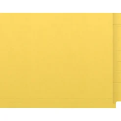 Medical Arts Press Kardex Match Reinforced End Tab File Folder, Straight Cut, Letter Size, Yellow, 50/Box (S-09484-YLW) Online