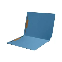 Medical Arts Press Recycled End Tab File Folder, Straight Cut, Letter-Size, Blue, 50/Box (S-09243-BLU) Hot