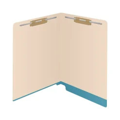 Medical Arts Press Reinforced End Tab File Folder, Straight-Cut, Letter Size, Manila/Blue, 50/Box (S-09473-BLU) Discount