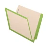 Medical Arts Press Reinforced End Tab File Folder, Straight-Cut, Letter Size, Manila/Green, 50/Box (S-09473-GRN) Hot