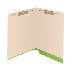 Medical Arts Press Reinforced End Tab File Folder, Straight-Cut, Letter Size, Manila/Green, 50/Box (S-09473-GRN) Hot