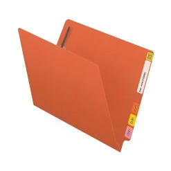 Medical Arts Press Reinforced End Tab File Folder, Straight Cut, Letter-Size, Orange, 50/Box (S-01602-ORG) Sale