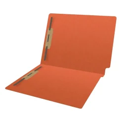Medical Arts Press Reinforced End Tab File Folder, Straight Cut, Letter-Size, Orange, 50/Box (S-01602-ORG) Sale