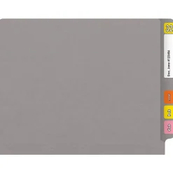 Medical Arts Press Reinforced End Tab File Folder, Straight Cut, Letter-Size, Gray, 250/Carton (S-01602-GRY-B) Online