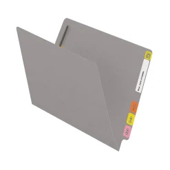 Medical Arts Press Reinforced End Tab File Folder, Straight Cut, Letter-Size, Gray, 250/Carton (S-01602-GRY-B) Online