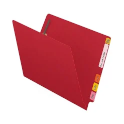 Medical Arts Press Reinforced End Tab File Folder, Straight Cut, Letter-Size, Red, 50/Box (S-01602-RED) Clearance