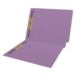 Medical Arts Press Reinforced End Tab File Folder, Straight Cut, Letter-Size, Lavender, 250/Carton (S-01602-LAV-B)