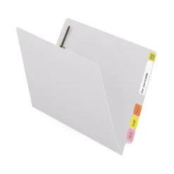 Medical Arts Press Reinforced End Tab File Folder, Straight Cut, Letter-Size, White, 50/Box (S-01501-WHT) Clearance