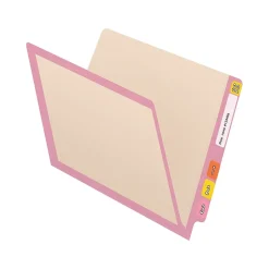 Medical Arts Press Reinforced End Tab File Folder, Straight-Cut, Letter Size, Manila/Violet, 50/Box (S-09473-PRP) Best