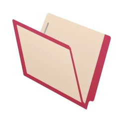 Medical Arts Press Reinforced End Tab File Folder, Straight-Cut, Letter Size, Manila/Red, 50/Box (S-09473-RED) Discount