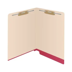 Medical Arts Press Reinforced End Tab File Folder, Straight-Cut, Letter Size, Manila/Red, 50/Box (S-09473-RED) Discount