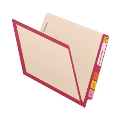 Medical Arts Press Reinforced End Tab File Folder, Straight-Cut, Letter Size, Manila/Red, 50/Box (S-09473-RED) Discount