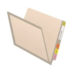 Medical Arts Press Reinforced End Tab File Folder, Straight-Cut, Letter Size, Manila/Gray, 50/Box (S-09473-GRY) Best