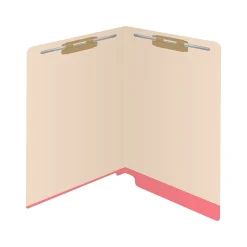 Medical Arts Press Reinforced End Tab File Folder, Straight-Cut, Letter Size, Manila/Pink, 50/Box (S-09473-PNK) Hot