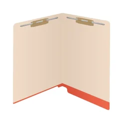 Medical Arts Press Reinforced End Tab File Folder, Straight-Cut, Letter Size, Manila/Orange, 50/Box (S-09473-ORG) Online